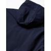 image:imageTommy Hilfiger Mens Soft Shell Fashion Bomber With Contrast Bib and HoodNavyDark Grey