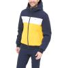 image:imageTommy Hilfiger Mens Soft Shell Fashion Bomber With Contrast Bib and HoodYellowNavy