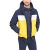 image:imageTommy Hilfiger Mens Soft Shell Fashion Bomber With Contrast Bib and HoodYellowNavy