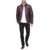 image:imageTommy Hilfiger Mens Wetlook Lightweight Puffer JacketBurgundy Faux Leather