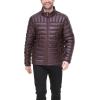 image:imageTommy Hilfiger Mens Wetlook Lightweight Puffer JacketBurgundy Faux Leather