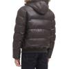 image:imageTommy Hilfiger Mens Wetlook Lightweight Puffer JacketSaddle Faux Leather