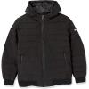 image:imageDKNY Mens Quilted Performance Hooded Bomber JacketQuilted Black