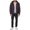 image:imageTommy Hilfiger Mens Filled Soft Shell Hooded Open Bottom Jacket With Full Sherpa LiningPortNavy Combo