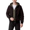 image:imageTommy Hilfiger Mens Soft Shell Fashion Bomber With Contrast Bib and HoodBlack Tech