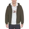 Olive Sherpa Lined W. Patch