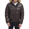 image:imageTommy Hilfiger Mens Wetlook Lightweight Puffer JacketSaddle Faux Leather