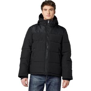 image:imageDKNY Mens Mixed Media Quilted Puffer JacketBlack