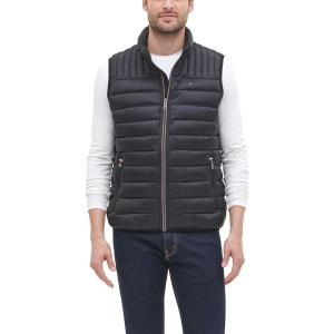image:imageTommy Hilfiger Mens Lightweight Packable Puffer Vest Jacket Standard and Big amp TallOld Black