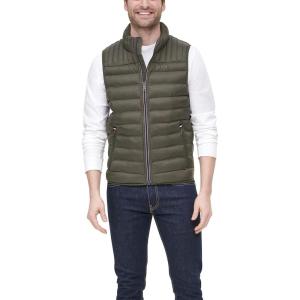 image:imageTommy Hilfiger Mens Lightweight Packable Puffer Vest Jacket Standard and Big amp TallOlive