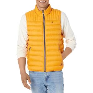 image:imageTommy Hilfiger Mens Lightweight Packable Puffer Vest Jacket Standard and Big amp TallYellow Gold