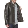 image:imageDockers Mens James Faux Leather Jacket Regular Big amp Tall SizesDark Brown W Chest Zip