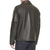 image:imageDockers Mens James Faux Leather Jacket Regular Big amp Tall SizesDark Brown W Chest Zip