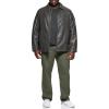 image:imageDockers Mens James Faux Leather Jacket Regular Big amp Tall SizesGrey W Chest Zip