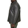 image:imageDockers Mens James Faux Leather Jacket Regular Big amp Tall SizesGrey W Chest Zip
