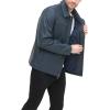 image:imageDockers Mens James Faux Leather Jacket Regular Big amp Tall SizesNavy W Chest Zip