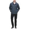 image:imageDockers Mens James Faux Leather Jacket Regular Big amp Tall SizesNavy W Chest Zip
