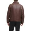 image:imageDockers Mens James Faux Leather Jacket Regular Big amp Tall SizesSienna Brown W Chest Zip
