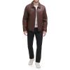 image:imageDockers Mens James Faux Leather Jacket Regular Big amp Tall SizesSienna Brown W Chest Zip