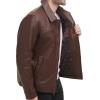 image:imageDockers Mens James Faux Leather Jacket Regular Big amp Tall SizesSienna Brown W Chest Zip