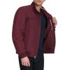 image:imageTommy Hilfiger Mens Performance Faux Memory Bomber JacketWine Filled