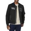 image:imageKARL LAGERFELD Mens Tonal Camo BomberVarsity Black