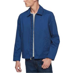 image:imageTommy Hilfiger Mens Lightweight Zipup Microtwill Golf Jacket Standard and Big amp Tall SizesNautical Blue