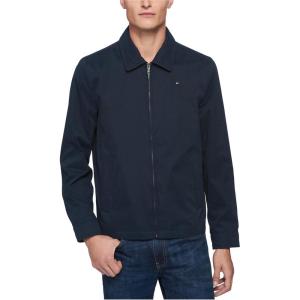 image:imageTommy Hilfiger Mens Lightweight Zipup Microtwill Golf Jacket Standard and Big amp Tall SizesNavy