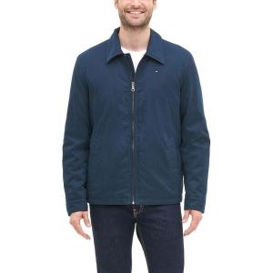image:imageTommy Hilfiger Mens Lightweight Zipup Microtwill Golf Jacket Standard and Big amp Tall SizesNavy New