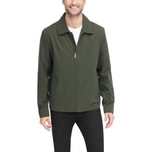image:imageTommy Hilfiger Mens Lightweight Zipup Microtwill Golf Jacket Standard and Big amp Tall SizesOlive
