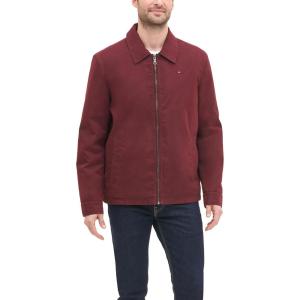 image:imageTommy Hilfiger Mens Lightweight Zipup Microtwill Golf Jacket Standard and Big amp Tall SizesPort Filled