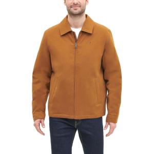 image:imageTommy Hilfiger Mens Lightweight Zipup Microtwill Golf Jacket Standard and Big amp Tall SizesVicuna Brown Filled