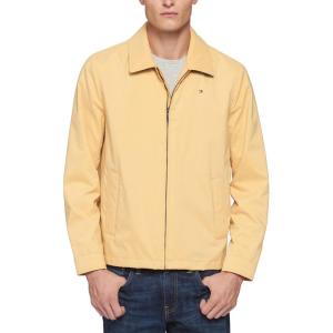 image:imageTommy Hilfiger Mens Lightweight Zipup Microtwill Golf Jacket Standard and Big amp Tall SizesYellow