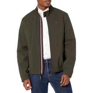 image:imageTommy Hilfiger Mens Performance Faux Memory Bomber JacketOlive Tech