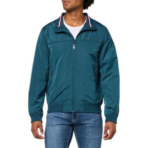 image:imageTommy Hilfiger Mens Performance Faux Memory Bomber JacketPond Filled