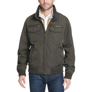 image:imageTommy Hilfiger Mens Water Resistant Performance Bomber Jacket Standard and Big amp TallArmy Green