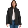 image:imageTommy Hilfiger Womens Brass Hardware Transitional Barn Jacket Quilted CoatBlack