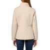 image:imageTommy Hilfiger Womens Brass Hardware Transitional Barn Jacket Quilted CoatChino
