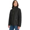 image:imageTommy Hilfiger Womens Brass Hardware Transitional Barn Jacket Quilted CoatDeep Black
