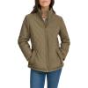 image:imageTommy Hilfiger Womens Brass Hardware Transitional Barn Jacket Quilted CoatJuniper
