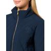 image:imageTommy Hilfiger Womens Brass Hardware Transitional Barn Jacket Quilted CoatNavy