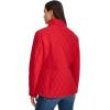 image:imageTommy Hilfiger Womens Brass Hardware Transitional Barn Jacket Quilted CoatTransitional Barn Crimson
