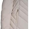 image:imageWomens Short Puffer Jacket With Removable Faux Fur Trimmed HoodWhite Sand