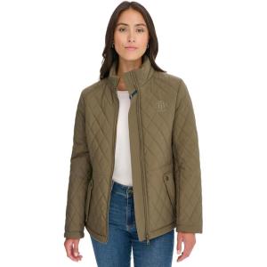 image:imageTommy Hilfiger Womens Brass Hardware Transitional Barn Jacket Quilted CoatTransitional Barn Juniper