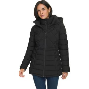 image:imageTommy Hilfiger Womens Short Quilted Puffer JacketBlack