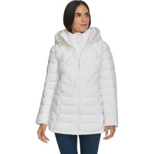 image:imageTommy Hilfiger Womens Short Quilted Puffer JacketWhitesand