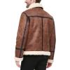 image:imageMens Tommy Hilfiger Mens Faux Shearling Aviator JacketBrown