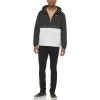 image:imageTommy Hilfiger Adaptive Mens Performance Fleece Lined Hooded Popover JacketBlackWhite