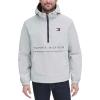 image:imageTommy Hilfiger Adaptive Mens Performance Fleece Lined Hooded Popover JacketNew Ice