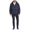 image:imageTommy Hilfiger Adaptive Mens Performance Fleece Lined Hooded Popover JacketNew Navy
